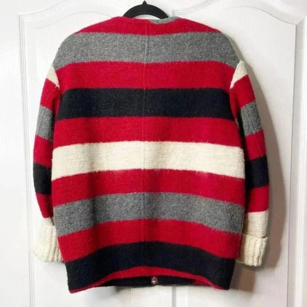 Isabel Marant Red and Gray Striped Jacket - Picture 6 of 16